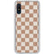 Neutral Checkered Galaxy A10e Clear Case