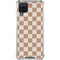 Neutral Checkered Galaxy A12 Clear Case