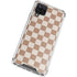 Neutral Checkered Galaxy A12 Clear Case
