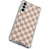 Neutral Checkered Galaxy A14 5G Clear Case