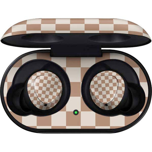 Neutral Checkered Galaxy Buds Skin
