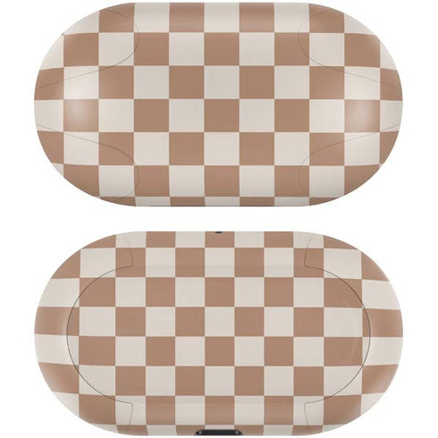 Neutral Checkered Galaxy Buds Skin