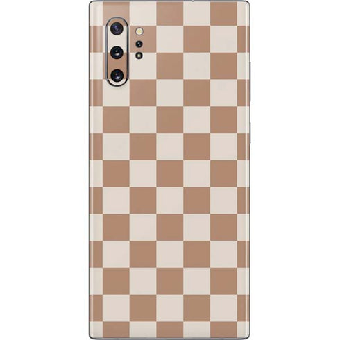 Neutral Checkered Galaxy Note 10 Plus Skin