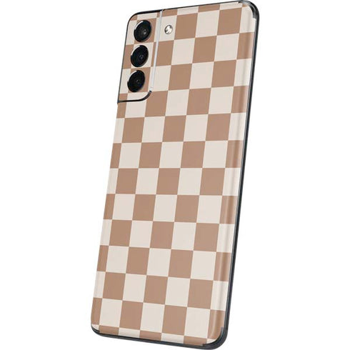 Neutral Checkered Galaxy S21 5G Skin