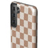 Neutral Checkered Galaxy S21 FE Pro Case
