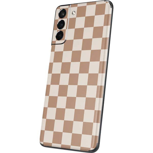 Neutral Checkered Galaxy S21 Plus 5G Skin