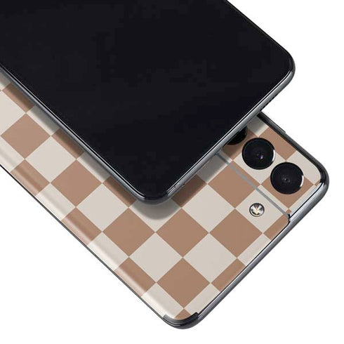 Neutral Checkered Galaxy S21 Plus 5G Skin