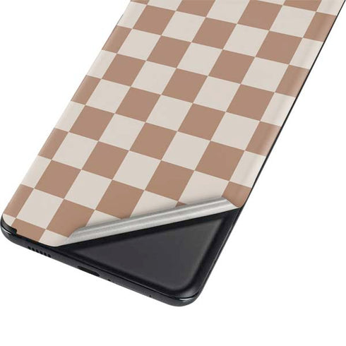 Neutral Checkered Galaxy S21 Ultra 5G Skin
