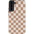 Neutral Checkered Galaxy S22 Plus Pro Case