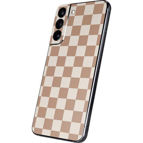 Neutral Checkered Galaxy S22 Plus Skin