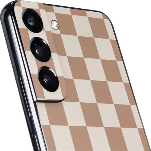 Neutral Checkered Galaxy S22 Plus Skin