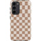 Neutral Checkered Galaxy S23 Plus Pro Case