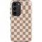 Neutral Checkered Galaxy S23 Pro Case