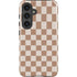 Neutral Checkered Galaxy S24 Plus Impact Case