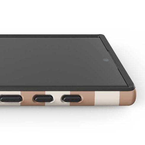 Neutral Checkered Galaxy S24 Ultra Impact Case