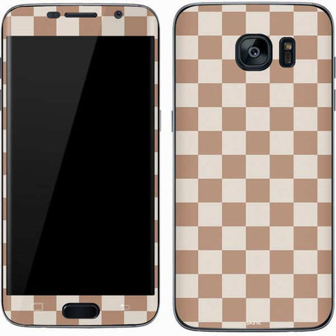 Neutral Checkered Galaxy S7 Skin