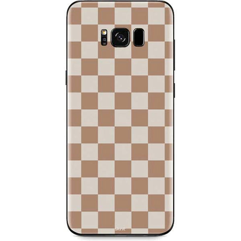 Neutral Checkered Galaxy S8 Skin