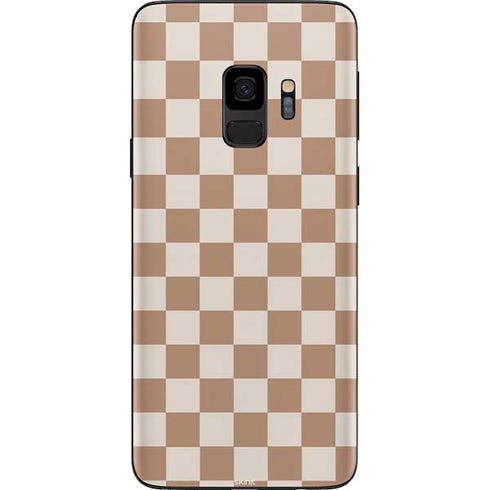 Neutral Checkered Galaxy S9 Skin