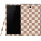 Neutral Checkered Samsung Galaxy Tab Skin