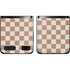 Neutral Checkered Galaxy Z Flip Skin