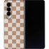 Neutral Checkered Galaxy Z Fold4 5G Skin