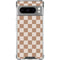 Neutral Checkered Google Pixel 8 Pro Clear Case