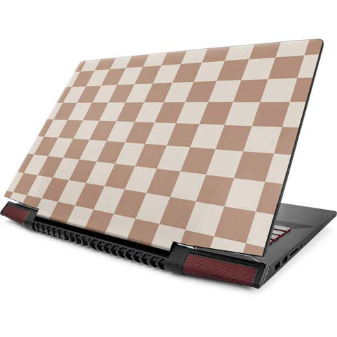 Neutral Checkered Lenovo IdeaPad Skin