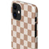 Neutral Checkered iPhone 12 Mini Lite Case