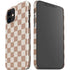 Neutral Checkered iPhone 12 Mini Lite Case