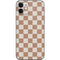 Neutral Checkered iPhone 12 Mini Skin
