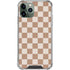 Neutral Checkered iPhone 12 Pro Clear Case
