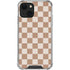 Neutral Checkered iPhone 13 Mini Clear Case
