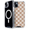 Neutral Checkered iPhone 14 MagSafe Case