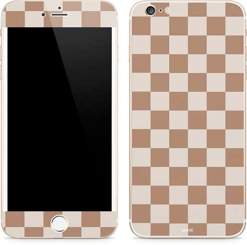 Neutral Checkered iPhone 6/6s Plus Skin