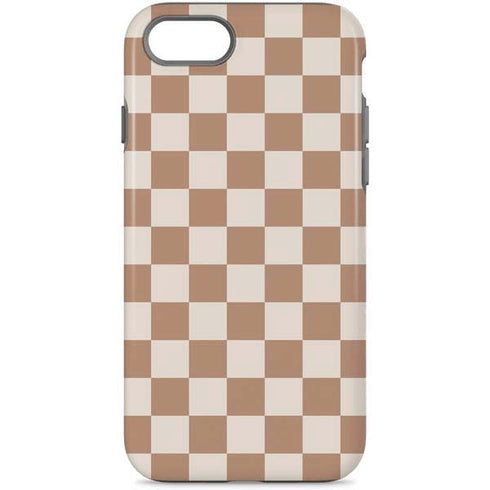 Neutral Checkered iPhone 7 Pro Case