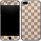 Neutral Checkered iPhone 8 Plus Skin