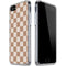 Neutral Checkered iPhone SE (2nd & 3rd Gen) Clear Case