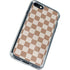 Neutral Checkered iPhone SE (2nd & 3rd Gen) Clear Case