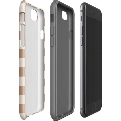 Neutral Checkered iPhone SE (2nd & 3rd Gen) Pro Case