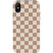 Neutral Checkered iPhone X Pro Case