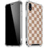 Neutral Checkered iPhone XR Clear Case