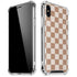 Neutral Checkered iPhone XS Max Clear Case
