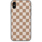Neutral Checkered iPhone XS Skin