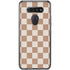 Neutral Checkered LG K51/Q51 Clear Case