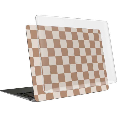 Neutral Checkered MacBook Air 13in (2020) Case plus Skin