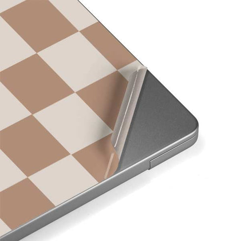 Neutral Checkered MacBook Pro 14in (2021-24) Skin