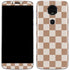 Neutral Checkered Moto E5 Plus Skin