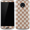 Neutral Checkered Moto G6 Skin