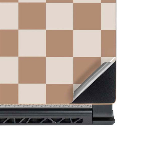 Neutral Checkered MSI GS65 Stealth Laptop Skin