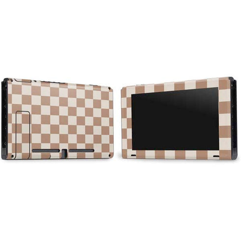 Neutral Checkered Nintendo Switch Bundle Skin